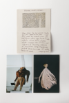 Lanyon, Andrew (born 1947): Letter from Lanyon - 'Dear Jorg, Ta for yours', signed, letter and two photographs, letter: 17.8 x 13.5 cms,  Photographs: 15.3 x 10.5 cms. New Expressions 2 supported by MLA Renaissance South West and the National Lottery through Grants for the Arts. Commission.