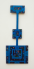 Blasbery, Mavis (1922-2012): A realm of infinite colour, signed, inscribed Hanging Icon: A realm of infinite colour, oil on panel, 82 x 31 cms. Bequest.