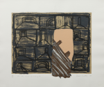 Beattie, Basil RA (born 1935): At the hour of midnight, signed and dated 1999, screenprint & woodblock (34 of an edition of 75), 59.7 x 72 cms. Bequeathed by Margaret Whitford through the Art Fund. Bequest.