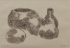 Gardner, Grace (1920-2013): Still life #72, signed, monoprint, 26.6 x 39.1 cms. Bequeathed by Margaret Whitford through the Art Fund
 We will credit the artist at all times. Bequest.