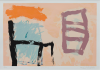 Griffiths, Michael RE: Waiting, signed, silkscreen print (15 of an edition of 20), 36 x 49.5 cms. Bequeathed by Margaret Whitford through the Art Fund
 We will credit the artist at all times. Bequest.