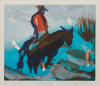Redfern, June (born 1951): The Ferry Series II, signed, etching & aquatint (1 of an edition of 40), 48 x 55.5 cms. Bequeathed by Margaret Whitford through the Art Fund. Bequest.
