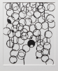 Whiteread, Rachel CBE (born 1963): Ringmark, signed and dated 2010, laser-cut black-stained plywood (190 of an edition of 400), 48 x 41 cms. © Rachel Whiteread. Bequeathed by Margaret Whitford through the Art Fund. Bequest.