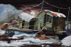 Watson, Keith Lovet (1929-2017): Abandoned mechanical diggers, signed, watercolour. Presented by the artist.