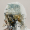 Whittaker, David Kim (born 1964): Swans, signed and dated 2010, oil and acrylic on wood panel, 61 x 61 cms.