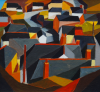 Lyons, Philip (born 1955): Cadgwith, acrylic on board, 20 x 22 cms. Presented by Ashton, Dr P. M. E.