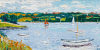 Tozer, Andrew: Summer blue, Restronguet, signed, oil on board, 33 x 48 cms. Presented by Ashton, Dr P. M. E.
