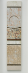 Ray, Roy (1936 - 2021): Porthmeor column II, dated 1986, mixed media on plywood, 72 x 15 cms. Presented by Gardner, Grace. Bequest.