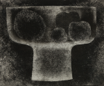Walker, Roy (1936-2001): Bowl of fruit II, signed and dated 1973, etching, 44 x 39 cms. Presented by Gardner, Grace. Bequest.