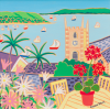 Short, Joanne (born 1967): View from the garden, Falmouth, signed and dated 2013, oil on canvas, 46 x 46 cms. We will credit the artist at all times.