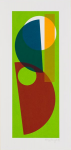 Lanyon, Amy : Untitled 3, signed and dated 2014, screenprint, 27 x 39.2. Designed exclusively for Falmouth Art Gallery with funding from Arts Council England. Commission.