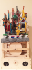 Newstead, Keith (1956 - 2020): The Cornish Cultural Triangle, signed, automaton, 50 x 110 x 34 cms. Commissioned with funding from the Heritage Lottery Fund as part of the Cultural Triangle Project.