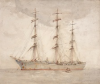 Tuke, Henry Scott, RA RWS (1858-1929): Desaix, Inscribed Desaix on the back, watercolour, 30.6 x 36 cms. RCPS Tuke Collection. Loan.