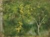 Tuke, Henry Scott, RA RWS (1858-1929): Study for a Corfu Garden, signed and dated 1892, oil on board, 26 x 35.6 cms. RCPS Tuke Collection. Loan.