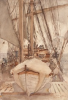 Tuke, Henry Scott, RA RWS (1858-1929): A Fair Wind, signed and dated 1908, inscribed H.S.Tuke 26 Aug 1908 'Grace Harwar', watercolour, 45.7 x 30.6 cms. RCPS Tuke Collection. Loan.