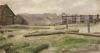 Tuke, Henry Scott, RA RWS (1858-1929): The Bar Pool, Falmouth, watercolour, 14 x 25.9 cms. RCPS Tuke Collection. Loan.