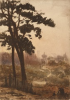 Tuke, Henry Scott, RA RWS (1858-1929): Something Old, December 1877, signed and dated 1877, inscribed Something Old, subject for December 1877, watercolour, 25.1 x 17.5 cms. RCPS Tuke Collection. Loan.