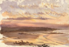 Tuke, Henry Scott, RA RWS (1858-1929): North Berwick Seascape, signed and dated 1891, watercolour, 17.5 x 25.5 cms. RCPS Tuke Collection. Loan.