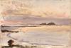 Tuke, Henry Scott, RA RWS (1858-1929): Futura, signed and dated 1891, watercolour, 17.5 x 25.5 cms. RCPS Tuke Collection. Loan.