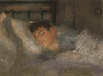 Tuke, Henry Scott, RA RWS (1858-1929): Ambrose, pastel on paper, 18.5 x 25 cms. RCPS Tuke Collection. Loan.