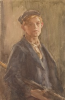 Tuke, Henry Scott, RA RWS (1858-1929): Bert White, signed and dated 1901, watercolour, 21.3 x 13.6 cms. RCPS Tuke Collection. Loan.