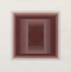 Feiler, Paul (1918-2013): Sekos GL 11, signed and dated 1981, acrylic on paper, 29.8 x 29.2 cms. © The Estate of Paul Feiler. Bequest.