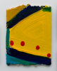 Frost, Anthony : Shithot Shithots, signed and dated 1992, inscribed Shithot Shithots PZ 92, Have a good one. Love Ant, Linda, Luke and Danny, acrylic on cardboard, 9.5 x 7.2 cms. Presented by Pye, Brenda. Bequest.
