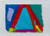 Frost, Anthony : Postcard Series: Shithot Shithots PZ 97, signed and dated 1997, inscribed Brenda - Much love. Hope to see you soon. Happy Xmas. Love from Anthony Linda Luke + Danny xxx, acrylic on paper, 9.8x 14.5 cms. Presented by Pye, Brenda. Bequest.