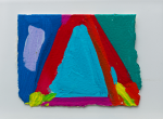Frost, Anthony : Postcard Series: Shithot Shithots PZ 97, signed and dated 1997, inscribed Brenda - Much love. Hope to see you soon. Happy Xmas. Love from Anthony Linda Luke + Danny xxx, acrylic on paper, 9.8x 14.5 cms. Presented by Pye, Brenda. Bequest.