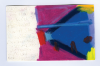 Frost, Anthony : Postcard Series: One, signed, inscribed Brenda. We hope all is well? And wish you a speedy recovery. Look forward to seeing you very soon. Much love Anthony, Linda, Luke + Danny, noe pastel on paper, 8.7 x 14 cms. Presented by Pye, Brenda. Bequest.