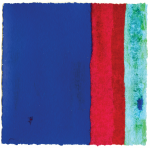 Frost, Luke: Untitled, signed and dated 1997, oil based mono screenprint on paper, 19.5 x 19.5 cms. © Luke Frost 2023. Bequest.