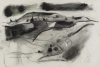 Giles, Tony (1925-1994): Beacon from Croscomlie, signed and dated 1973, charcoal on paper, 38.5 x 56 cms. Presented by Pye, Brenda. Bequest.