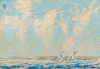 Miners, Neil: Seascape, signed, oil on board, 14.5 x 21 cms. Presented by Pye, Brenda. Bequest.