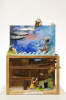 Zapata, Carlos (born 1963): Santa Warna's Wishing Well, signed and dated 2016, automaton, 60 cms high.