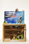 Zapata, Carlos (born 1963): Santa Warna's Wishing Well, signed and dated 2016, automaton, 60 cms high.