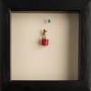 St Leger, Laurence and Angela: Teddy with Kite, automaton, 15.5 x 15.5 cms.