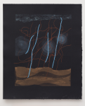 Irwin, Bernard, Smith, Jesse Leroy: What lies beneath, signed and dated 2016, soft ground etching with aquatint and mono print (4 of an edition of 25), 67.5 x 56 cms.