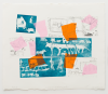 Irwin, Bernard, Smith, Jesse Leroy: By pony wagon, by rail and by water, signed and dated 2016, hard ground and sugar lift etching with chine-coll, 57 x 68 cms.
