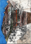 Barns-Graham, Wilhelmina (1912-2004): Untitled, signed and dated 1991, mixed media on paper, 21.1 x 29.6 cms. Presented by Barns-Graham Charitable Trust. Loan.