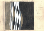 Barns-Graham, Wilhelmina (1912-2004): Expanding Forms Study, dated 1980, Gouache and pencil on paper, 17.8 x 24.7 cms. The Barns-Graham Charitable Trust
 We will credit the artist at all times. Loan.