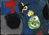 Barns-Graham, Wilhelmina (1912-2004): Untitled, dated 1992, Gouache on paper, 13 x 18 cms. Barns Graham Charitable Trust
 We will credit the artist at all times. Loan.