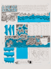Markey, Peter (1930-2016): A Cut Out Sea Picture - original cut out cardboard model, signed, ephemera, 47.2 x 35.5 cms. Presented by Greeve, G.J. Donation.