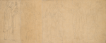 Hemy, Charles Napier RA RWS (1841-1917) attributed to: Study for the nativity, Pencil on paper, 15.6 x 35.6 cms. Presented by Quinn, Priscilla.